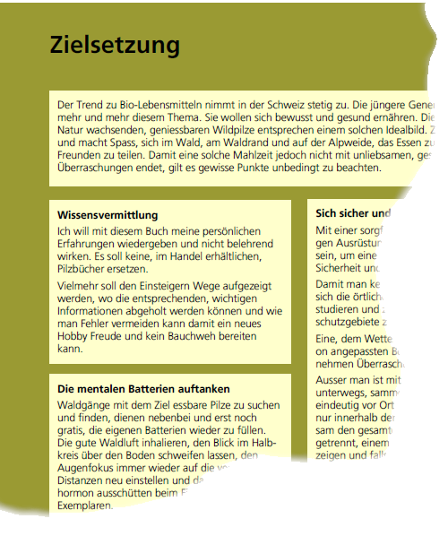 Beispielseite 8 aus dem Pilzbuch